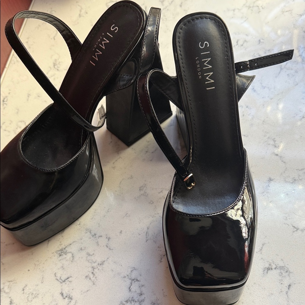 Black Platform Heels